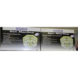 CEILING LIGHT FIXTURE X2