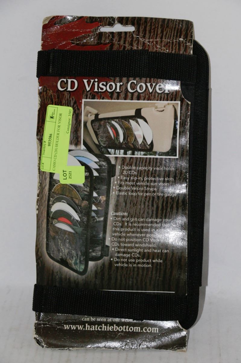 CAMO CD (20) HOLDER FOR VISOR