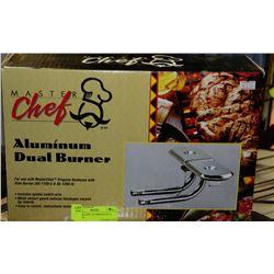MASTER CHEF ALUMINUM DUAL BURNER