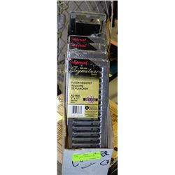 5 BOXES OF FLOOR REGISTERS
