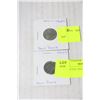 Image 1 : LOT OF TWO 1943 D STEEL PENNY