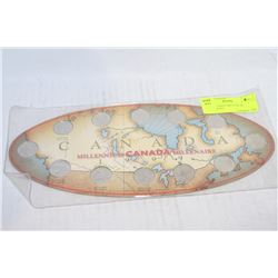 1999 CANADIAN MILLENIUM QUARTER SET