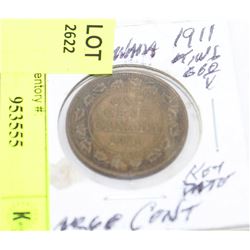 1911 CANADA LARGE CENT (KEY DATE)