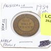 Image 1 : 1934 AUSTRALIA 1/2 PENNY