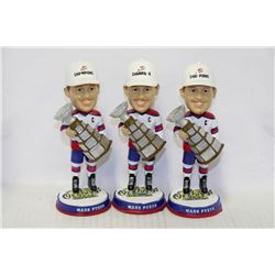 THREE EDMONTON OIL KINGS MARK PYSYK BOBBLE HEADS