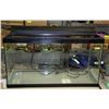 Image 1 : 50 GALLON FISH TANK WITH COVER & LIGHT