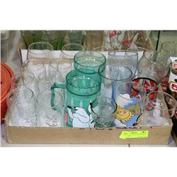 FLAT OF COCA-COLA COLLECTIBLE GLASSES X2