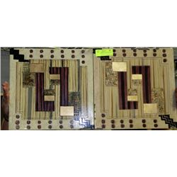 PAIR OF  SHOWHOME WALL PLAQUES