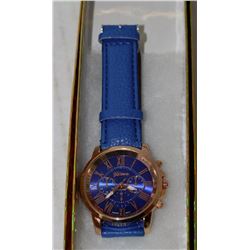 NEW GENEVA WATCH - BLUE