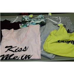 BOX OF 10 ASSORTED SMALL MATERNITY SHIRTS