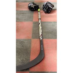 BAUER VAPOR SE HOCKEYSTICK WITH EASTON GLOVES