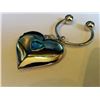 Image 1 : #2-HEART SHAPED LOCKET KEY CHAIN