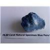 Image 1 : #14-78.80 CT NATURAL SPECIMIN BLUE PERU OPAL