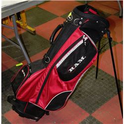 RAM GOLF CLUB BAG W/ CONTENTS