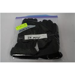PACK OF 2 MENS LEATHER GLOVES SIZE M