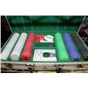 Image 1 : POKER SET IN SILVER CASE