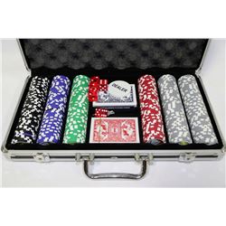 POKER SET NEW IN CASE