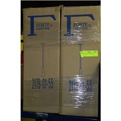 SET OF 2 NEW CEILING MOUNT HANGING