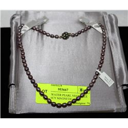 #5-FRESHWATER PEARL NECKLACE WITH FANCY MAGNETIC