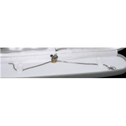 #22-STERLING SILVER PERSONA GOLF CLUBS BRACELET