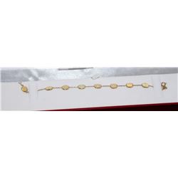 #25-10K GOLD OPAL BRACELET