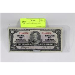 1937 TEN DOLLAR BANK NOTE