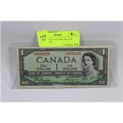 1954 DEVILS FACE ONE DOLLAR BANK NOTE