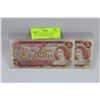 Image 1 : UNCIRCULATED 1974 $2 BANK NOTES CONSECUTIVE S/N X2
