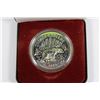 Image 1 : 1980 CASED PROOF POLAR BEAR SILVER DOLLAR