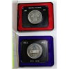 Image 1 : 1971 BC & 1973 PEI CASED COMMEMORATIVE DOLLARS X2