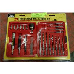 TOOL SHOP NEW 29PC DRILL & DRIVERSET