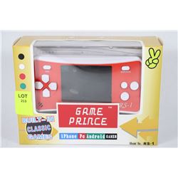 NEW GAME PRINCE GAMEPLAYER WITH BUILT IN GAMES