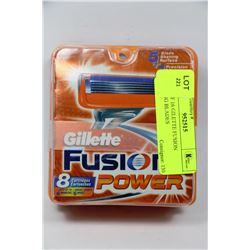 PACK OF 16 GILETTE FUSION SHAVING BLADES