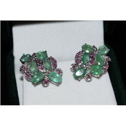 #34-STERLING SILVER EMERALD (2.50CT) &