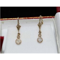 #48-14K GOLD DIAMOND (0.50CT) EARRINGS