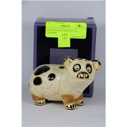 DE ROSA HAND CRAFTED PIG FIGURINE