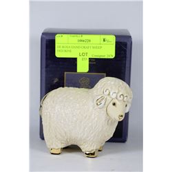 DE ROSA HAND CRAFT SHEEP FIGURINE