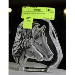 CRYSTAL HORSE FIGURINE