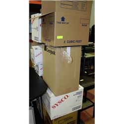 PALLET OF DISPOSIBLE CUP LIDS AND RESTAURANT MISC