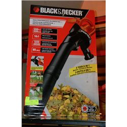 BLACK  AND DECKER 3 IN 1 BLOWER,VACUUM,MULCHER