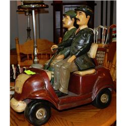 GOLF CART WITH GOLFERS