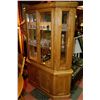Image 1 : OAK CHINA CABINET