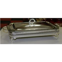 RECTANGULAR CHAFING DISH WITH GLASS INSERT