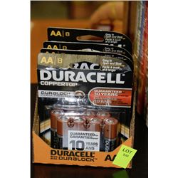 BOX W/ 4 X 8 PACKS (32) AA BATTERIES -