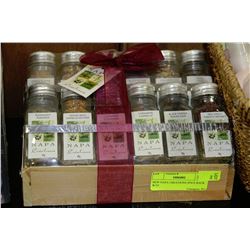 NEW NAPA CREATIONS SPICE RACK W/12
