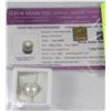 Image 1 : FRESH WATER PEARL 7.554CT WHITE/ROSE WITH COA