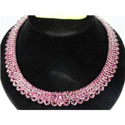 LADIES HAND FASHIONED LARGE FIVE ROW COLLAR