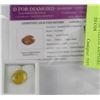 Image 1 : NATURAL OVAL YELLOW SAPPHIRE 5.770CT WITH COA