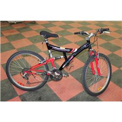 SPORTEK 21 SPEED FULL SUSPENSION MOUNTAIN BIKE