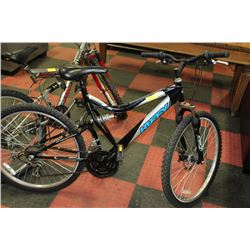 HUFFY 18 SPEED FULL SUSPENSION MOUNTAIN BIKE
